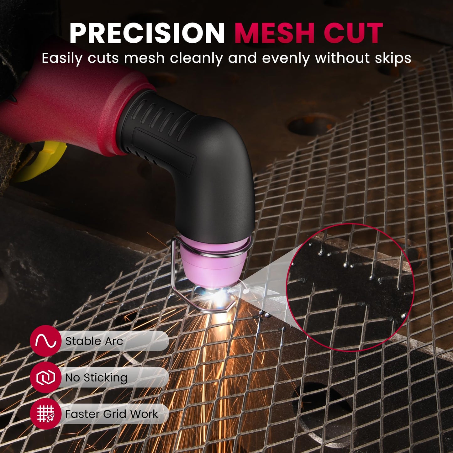 bestarc Plasma Cutter, [Pilot Arc][Large LED Display] 55A bestarc Plasma Cutter Machine 110/220V Dual Voltage, 5/8 Inch Clean Cut 3/4 Inch Max Cut, Post Flow Mesh Cut, 2T/4T for Beginners DIY
