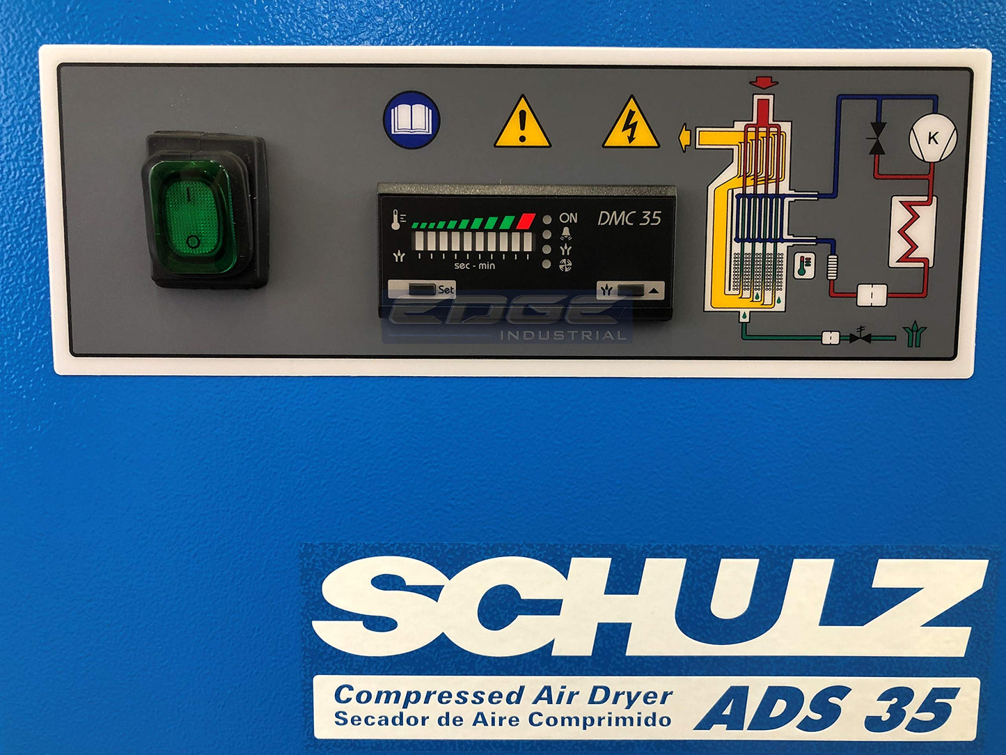 Schulz Refrigerated Air Dryer for Air Compressor, Compressed Air Systems, 35 cfm. Good for 7.5hp & 10hp Compressors (Stand Alone Dryer)