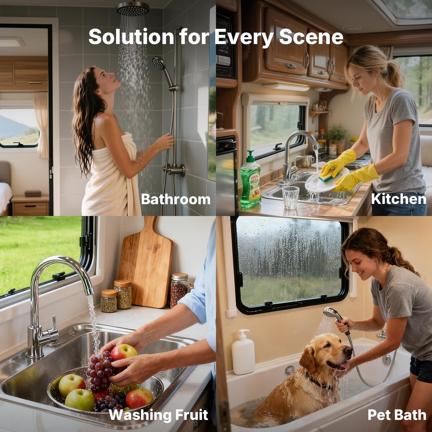 Gen II Ranein On-Demand Propane RV Tankless Water Heater, 15×15 White Door & Remote Control, High Altitude Compatible, CSA Certified, Summer Comfort Optimized, Perfect for Moderate Usage