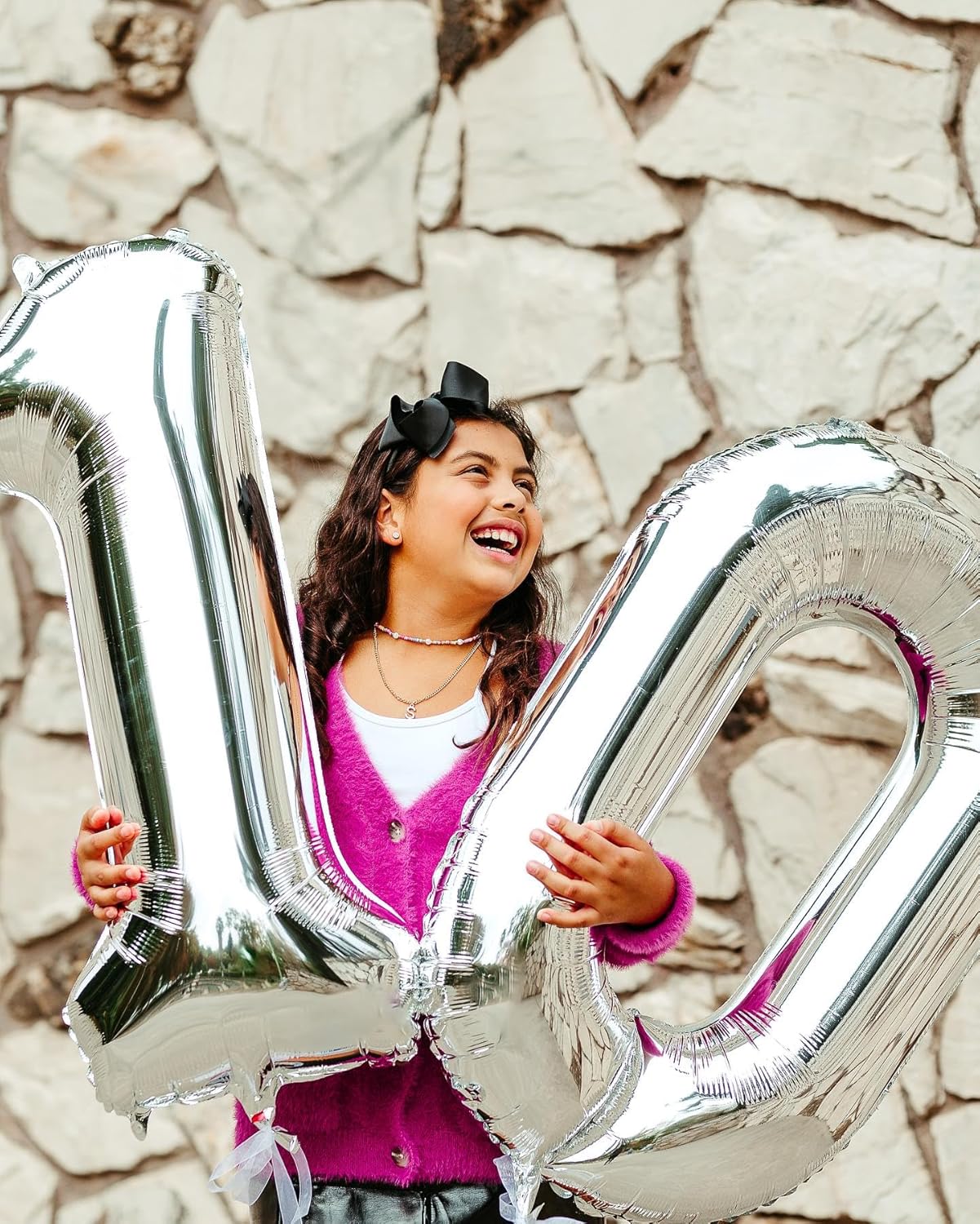 Silver Number Balloons by [Brand Name] - 40 Inch 0 Balloon for Birthday Decorations | Perfect for Any Celebration