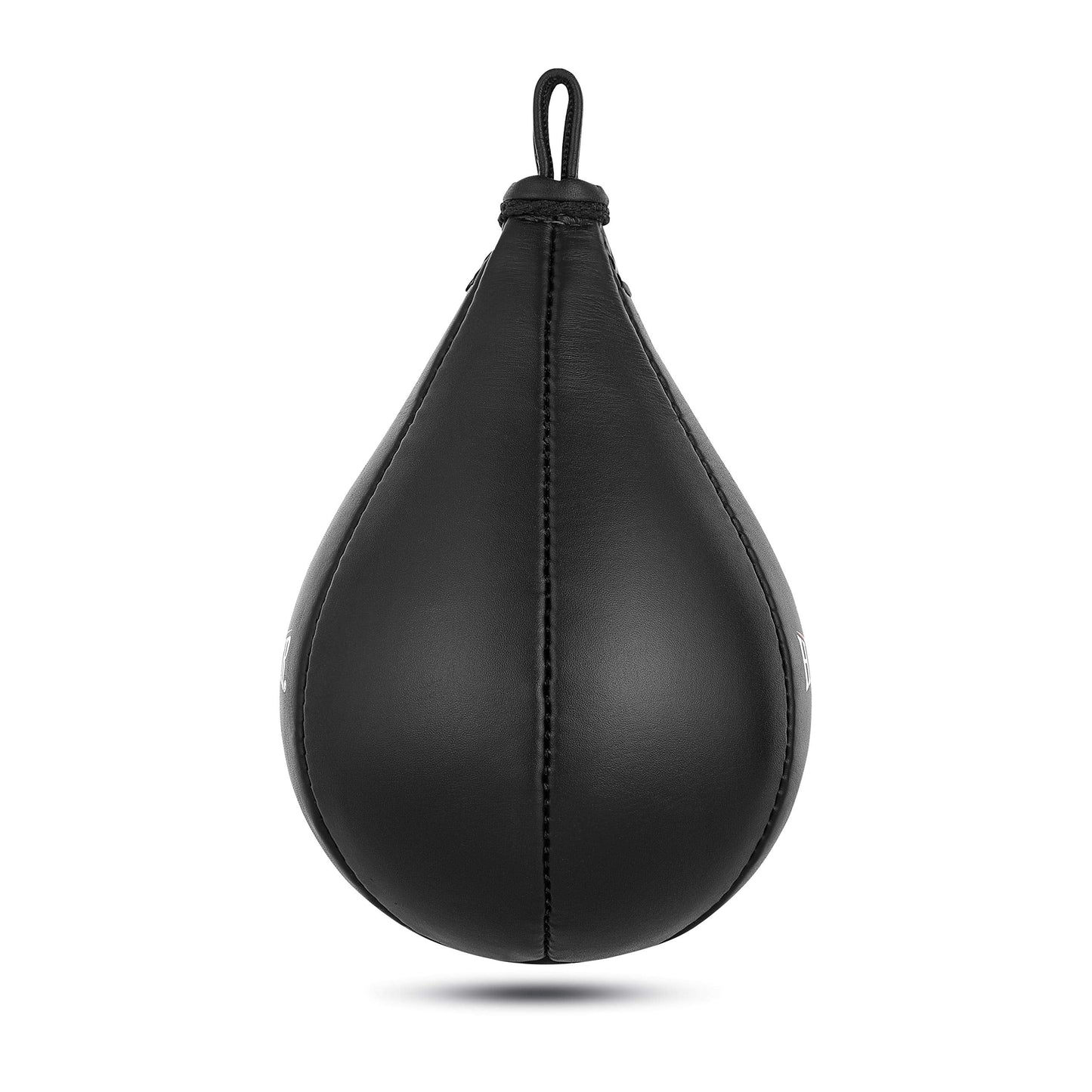 Hunter Leather Speed Bag for Boxing, Premium Cowhide Punching Speed Bag with Swivel, Lightweight Bladder for Fast Rebounds & Reflex Training