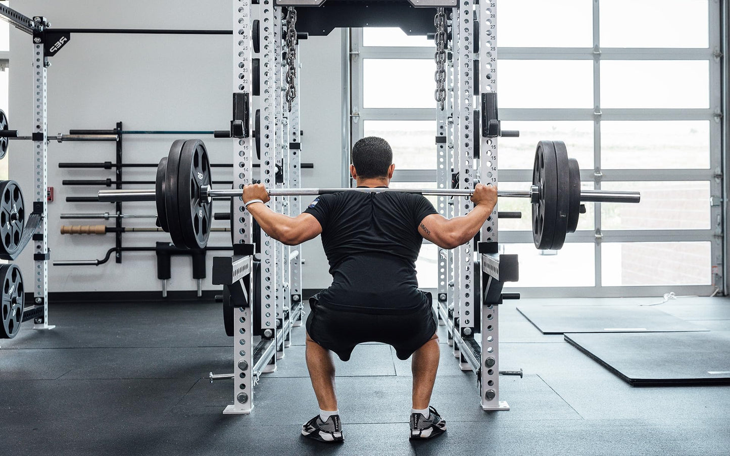 Rep Fitness Delta Basic Bar - versatile barbell perfect for powerlifting, functional fitness, and more - IPF and weightlifting knurl marks, compatible with all standard 2" diameter plates