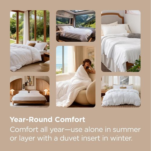Bedsure Duvet Cover Set - Soft Double Brushed Queen Size Bedding in Olive Green | 3 Pieces with Zipper Closure