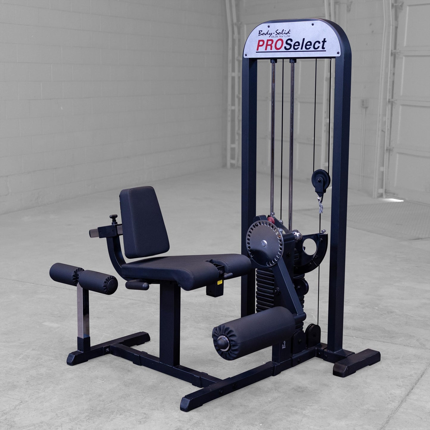 Body-Solid (GCEC-STK/3) Pro Select Leg Extension and Curl Machine, Weight Lifting Gym Equipment for Leg Press, Commercial and Home Leg Developer Strength Training Machines, 310 lb Weight Stack