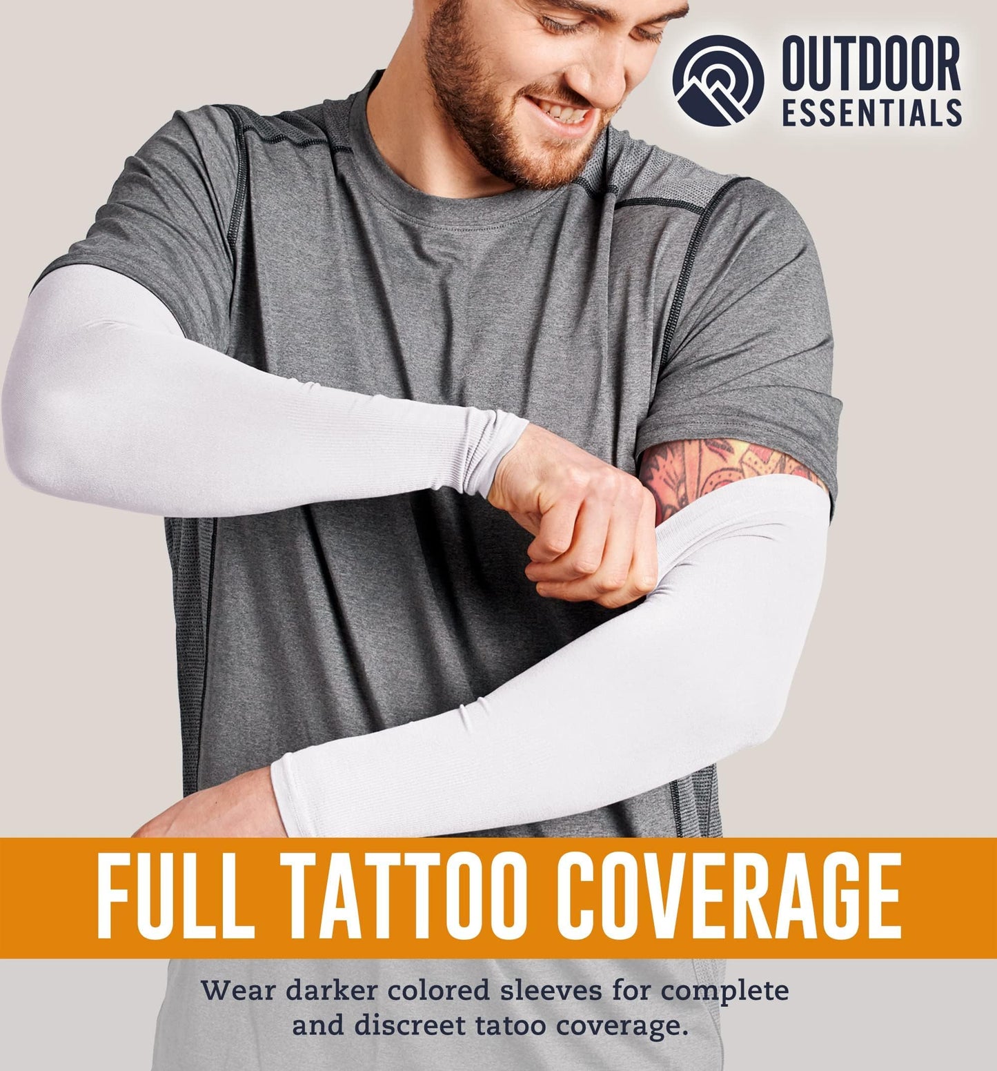 UV Sun Sleeves for Men, Cooling Arm Sleeves for Men Women – Golf Sun Protection UPF 50+ | Tattoo Cover Up, Driving, Compression Baseball Protective Sports Mangas Para El Sol Para Hombre