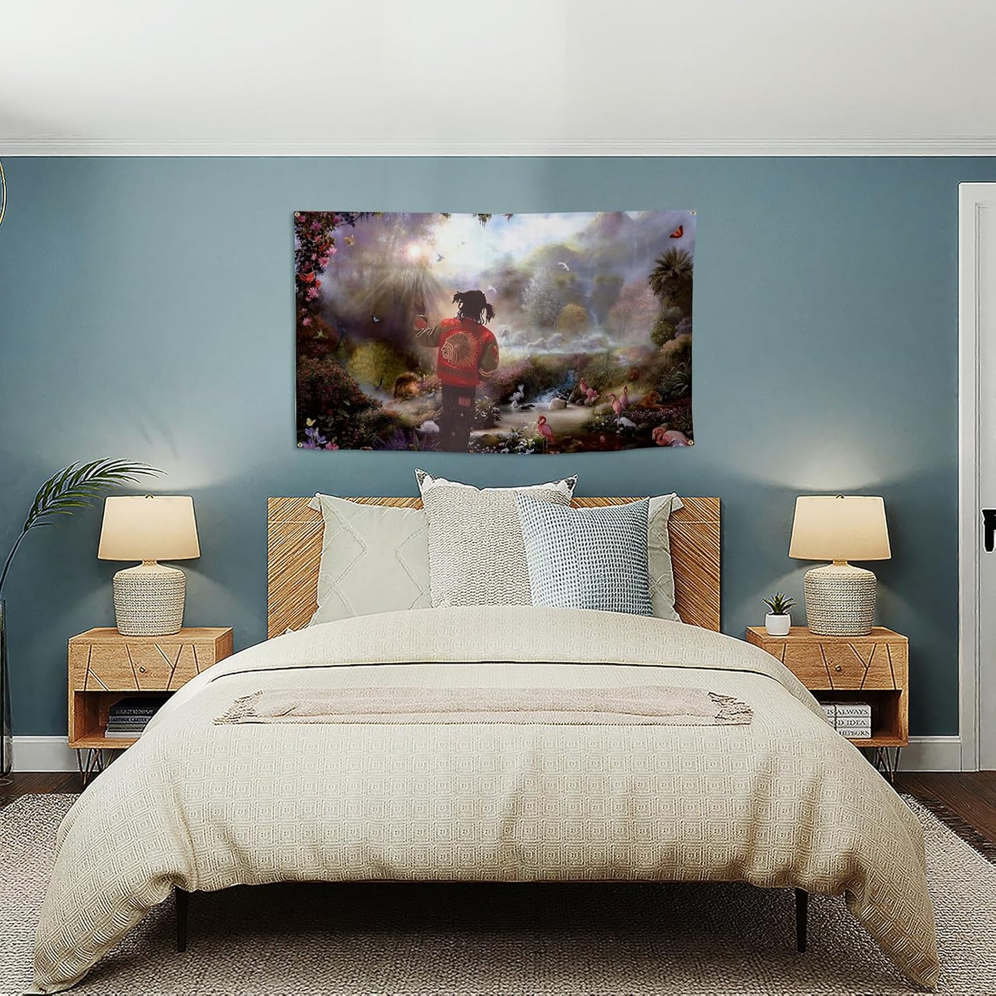 Rapper Flag | Chief in The Garden of Eden Decorative Tapestry - Durable 3x5 Feet for Indoor & Outdoor Use