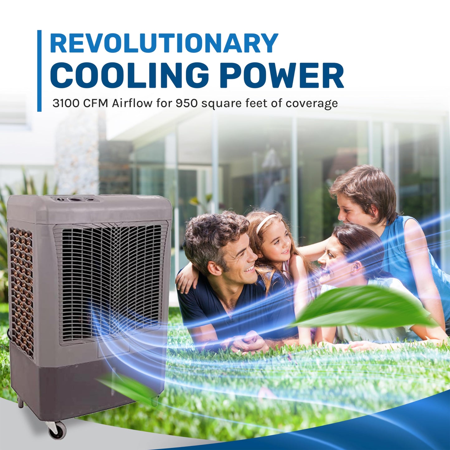 Hessaire MC37M 3100CFM Evaporative Cooler