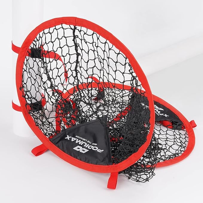 PodiuMax Top Bins Soccer Target Goal, Easy to Attach and Detach to The Goal, Set of 2, for Shooting Accuracy Training