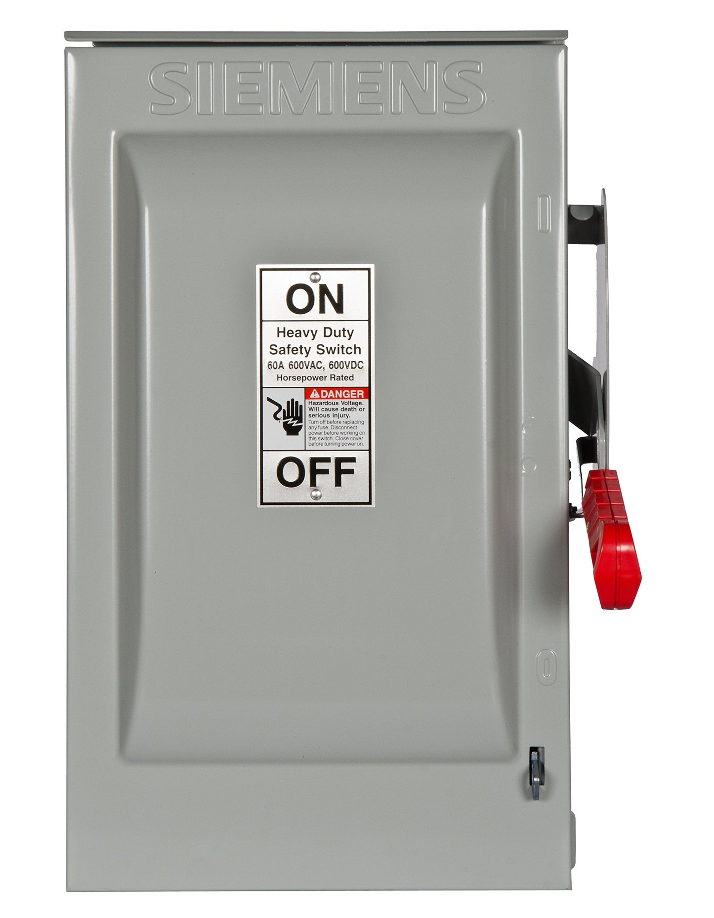 Siemens HF362R 60-Amp 3 Pole 600-volt 3 Wire Fused Heavy Duty Safety Switches