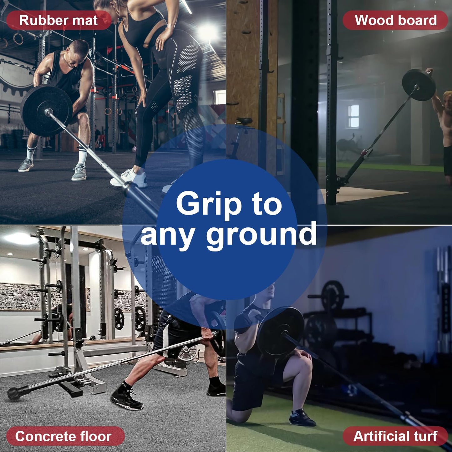 Navona Landmine Attachment for Bar, Bar landmine 2 inch, Sturdy and Easy to Use with 360° Rotation - for Press, Row, Rotate, Split Squat, with The Natural Rubber, Fit 2-Inch Olympic Bar