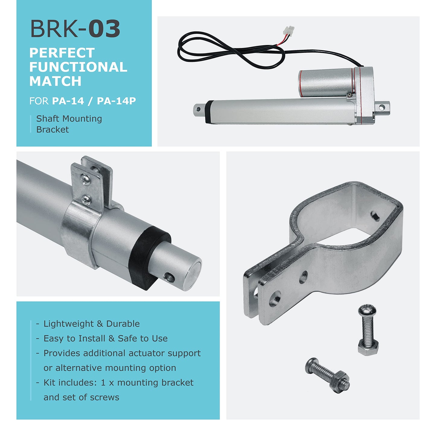Progressive Automations 12V Mini Linear Electric Actuator - 3 inches, 35 lbs Force, Innovative Compact Design and Versatile Capabilities for Home and General Automation, Automotive, Manufacturing