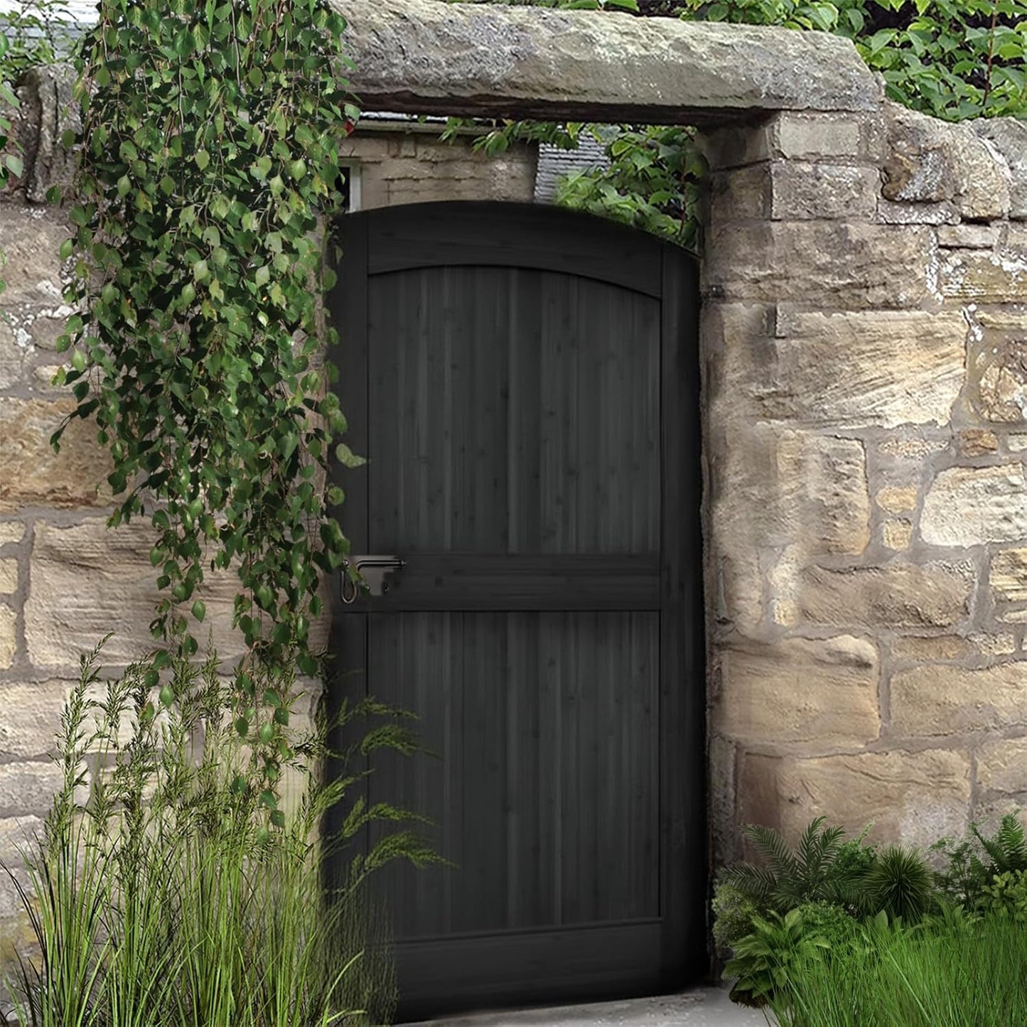 The Montevideo Deluxe, Unfinished, Bamboo Fence Gate (38")