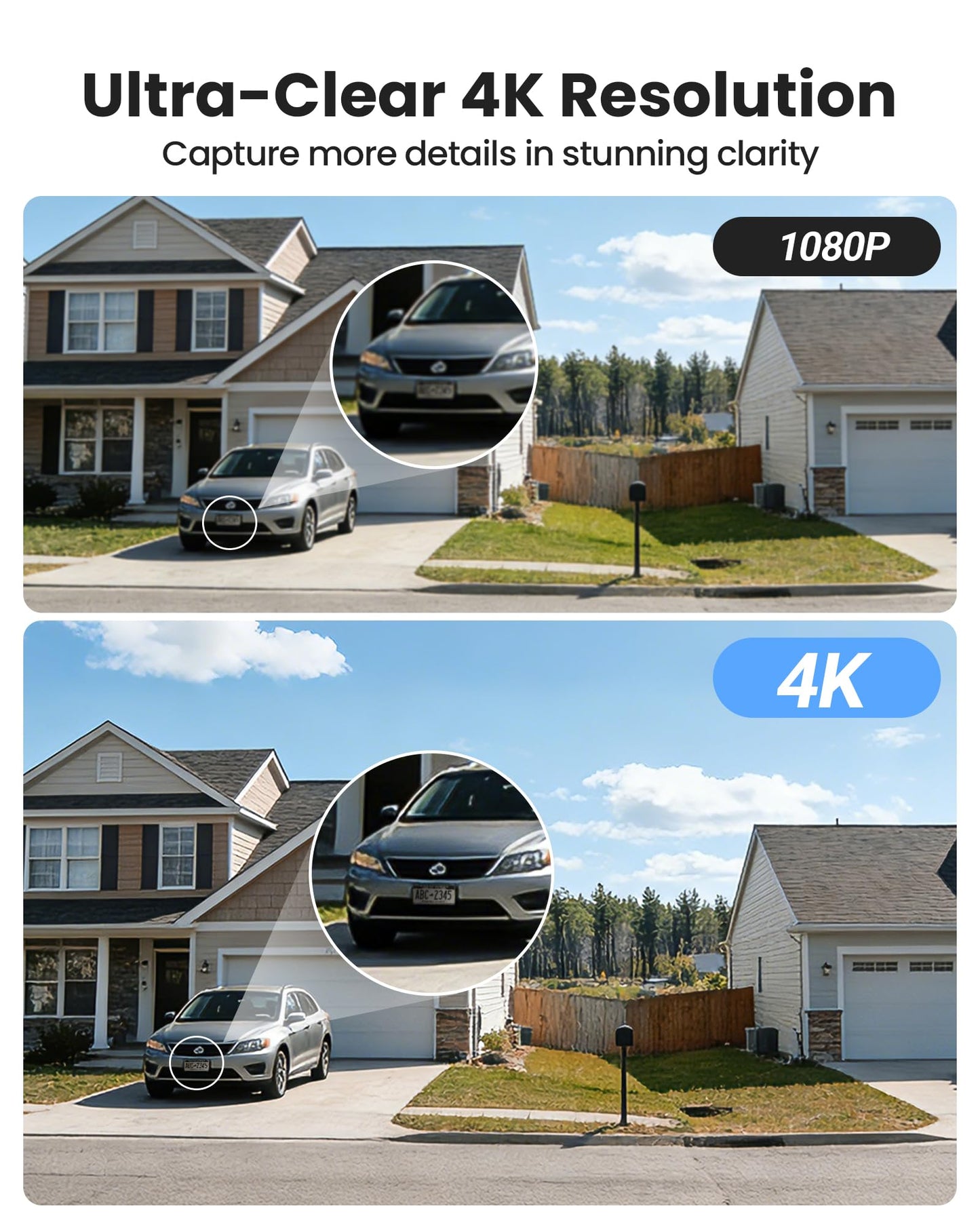 ZOSI 4K 16CH PoE Security Camera System, 16 x 8MP PoE IP Camera Outdoor Indoor with Human Detection, 100ft IR Night Vision, IP66 Weatherproof, 4K 16CH H.265+ NVR with 4TB HDD for 24/7 Audio Recording