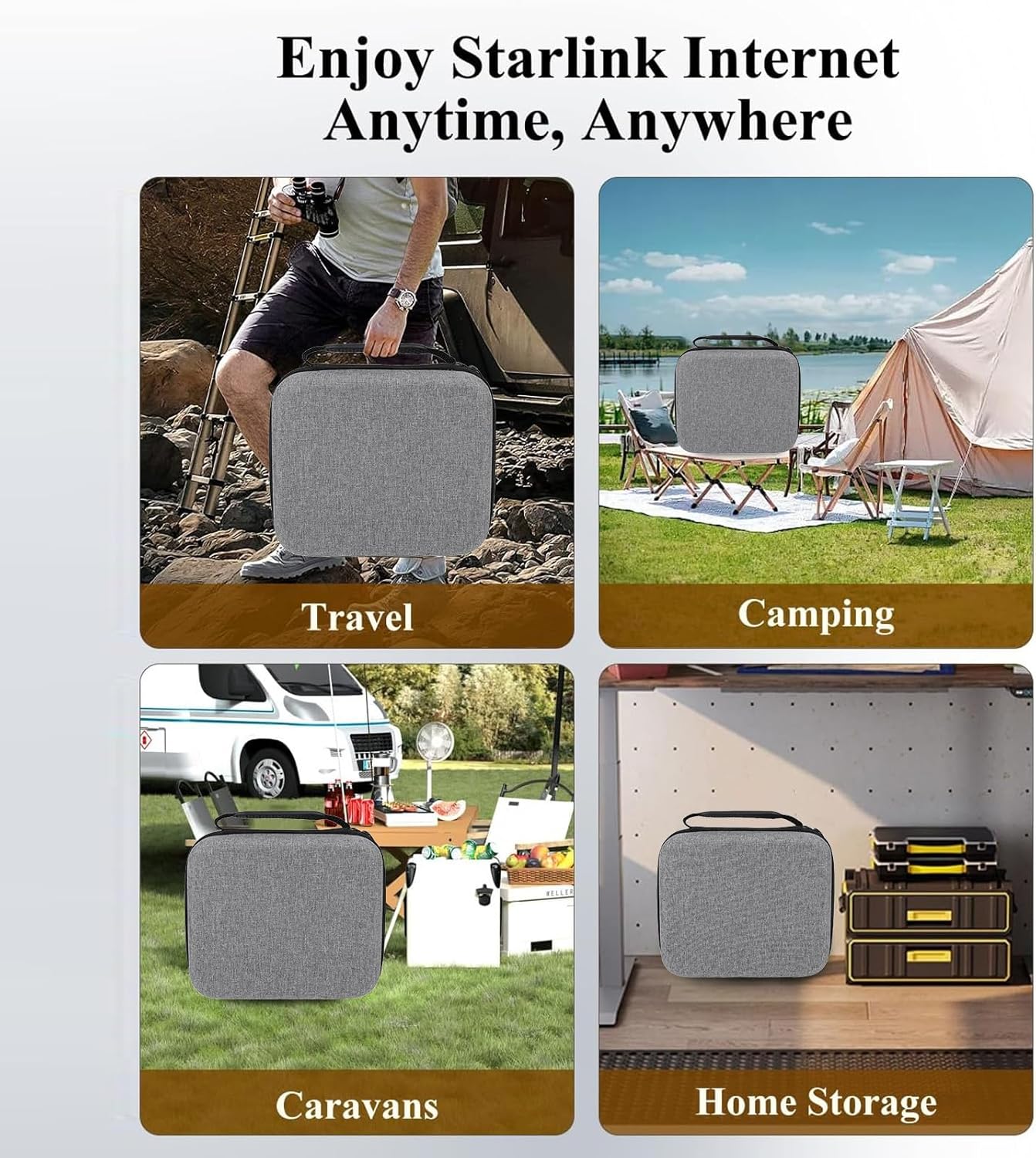 MoGo4, PLAY6, MoGo3Pro Diyeeni Projector Carrying Case, Compatible with Portable Storage Case with Easy Carry Handle