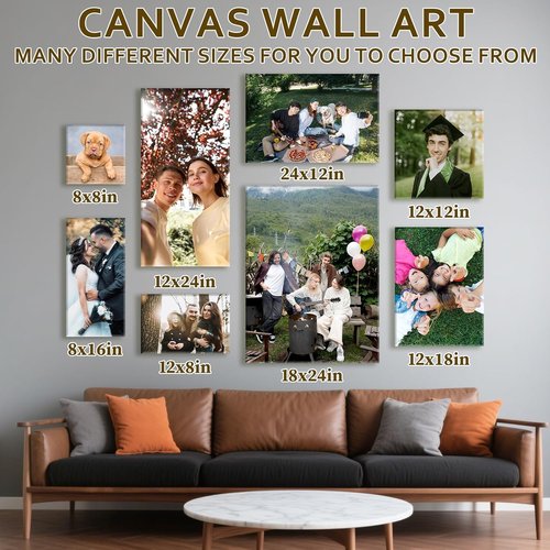 Custom Canvas Prints by [Brand Name] - Personalized Photo Wall Art for Weddings, Family, Pets | 40x24