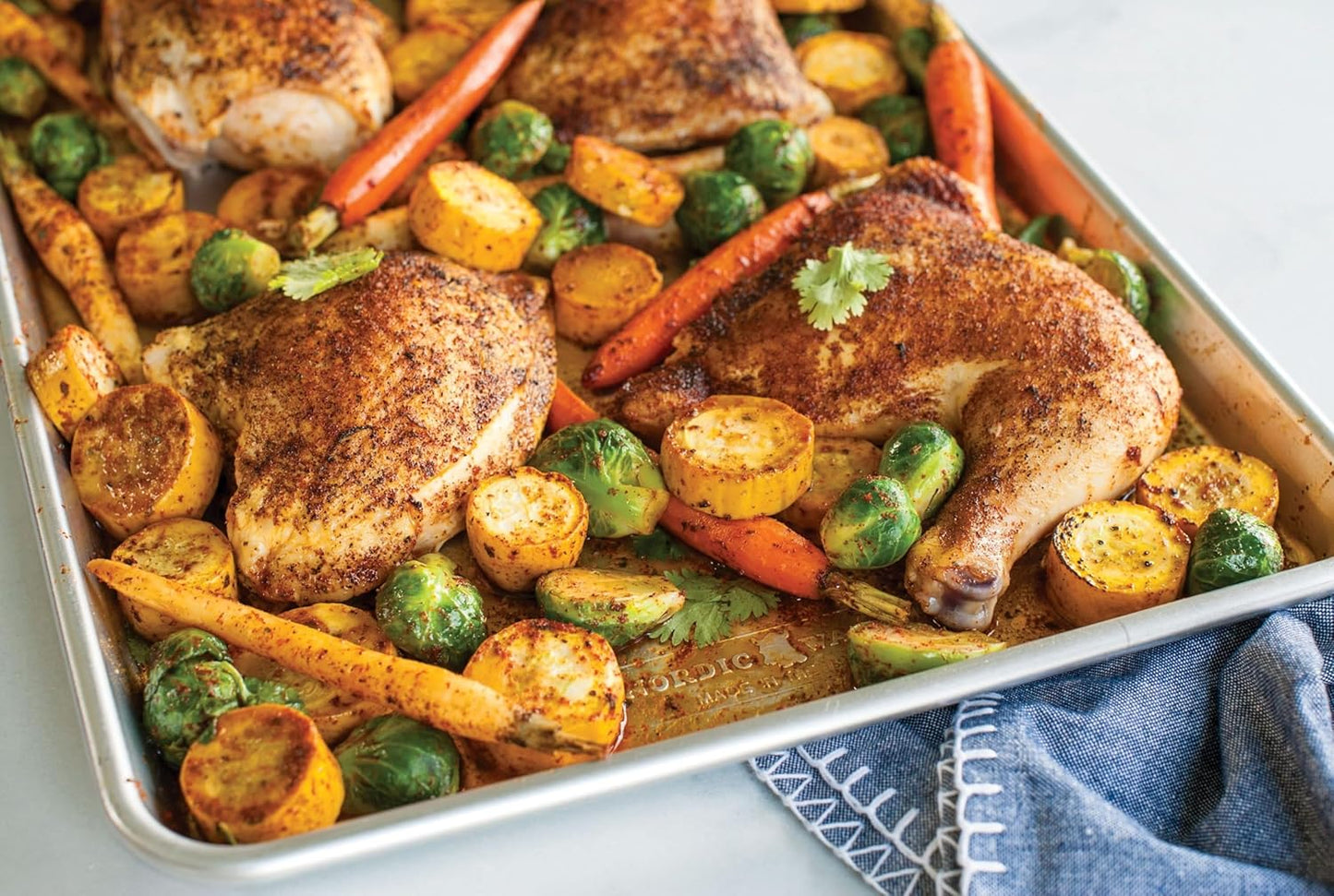 Nordic Ware Baker's Half Sheet - Natural Aluminum | Perfect for Baking & Cooking