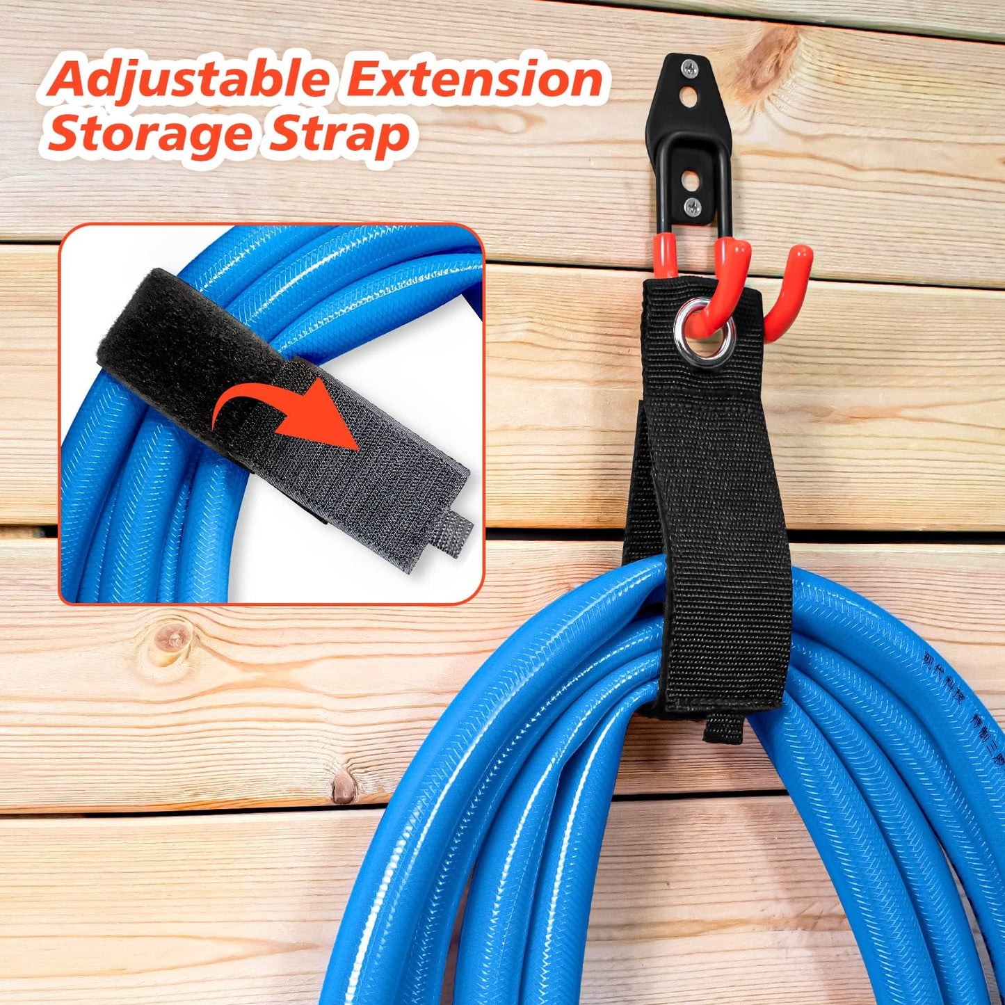 MIKRUI 30 Pack Heavy Duty Garage Hooks,Solid Steel Wall Mount Hangers,with Anti-Slip Coating,for Hanging and Organising Ladder,Bike,Ropes,Broom,Garden,Yard and Power Tools