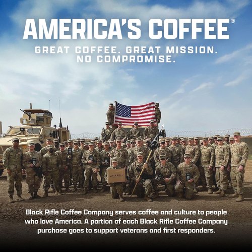 Black Rifle Coffee Company Supply Drop Variety Pack (96 Count of K Cups) - Silencer Smooth (Light), AK-47 (Medium), Just Black (Medium) & BeyondBlack (Dark Roast) - K Cups Coffee Variety Pack