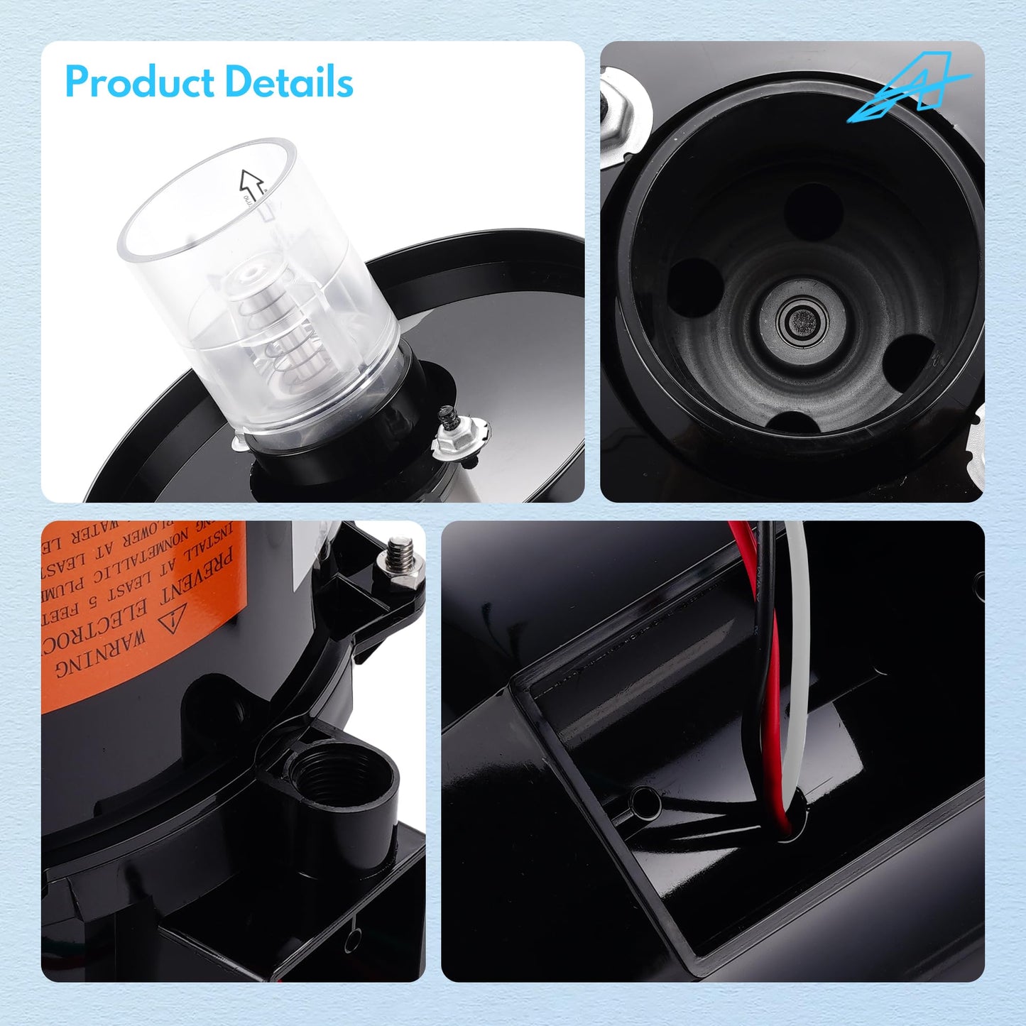 A-Outsanding 6315141 Silencer Spa Blower 1.5HP Blower Fit Pool and Spas 1.5HP 120V 7.3A; for use with 2 inch Plumbing.