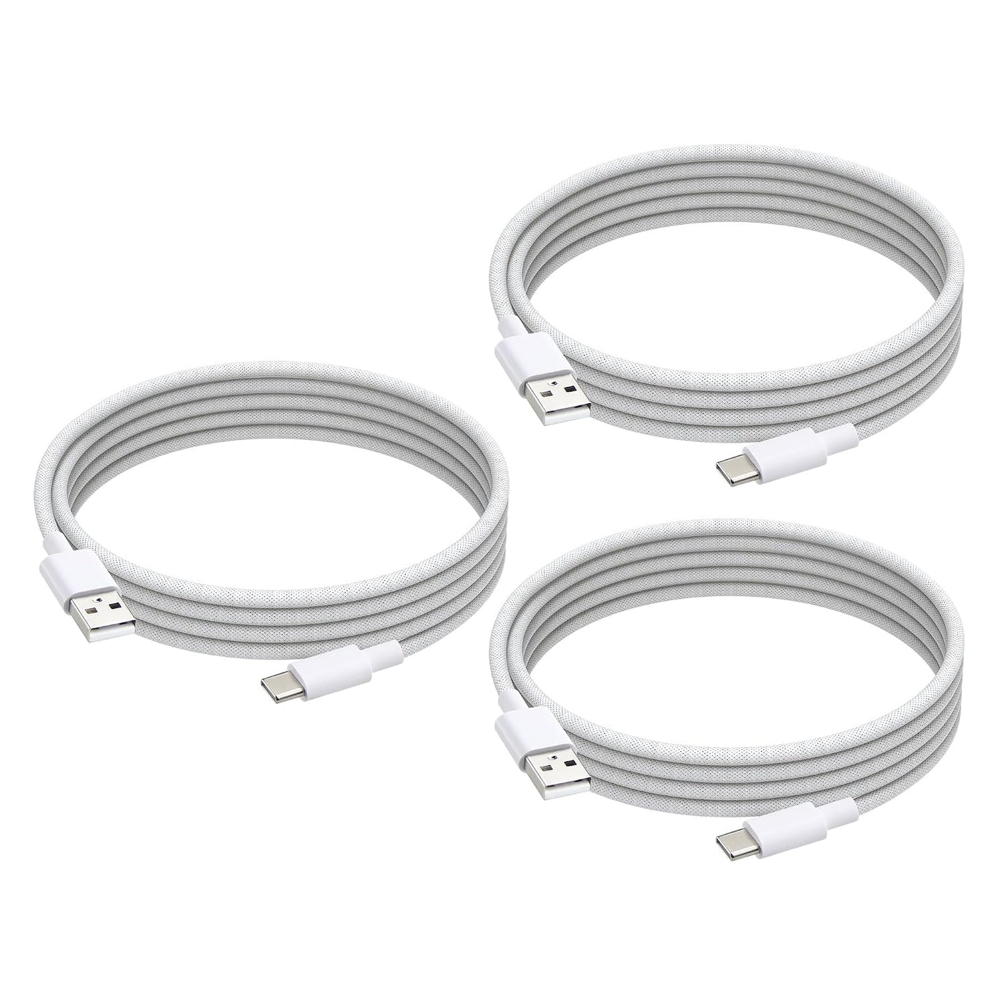 3-Pack 17 17 16E 15 3ft weishan USB C Charging Cable Compatible with iPhone Pro Max Air Plus, Nylon Braided Fast