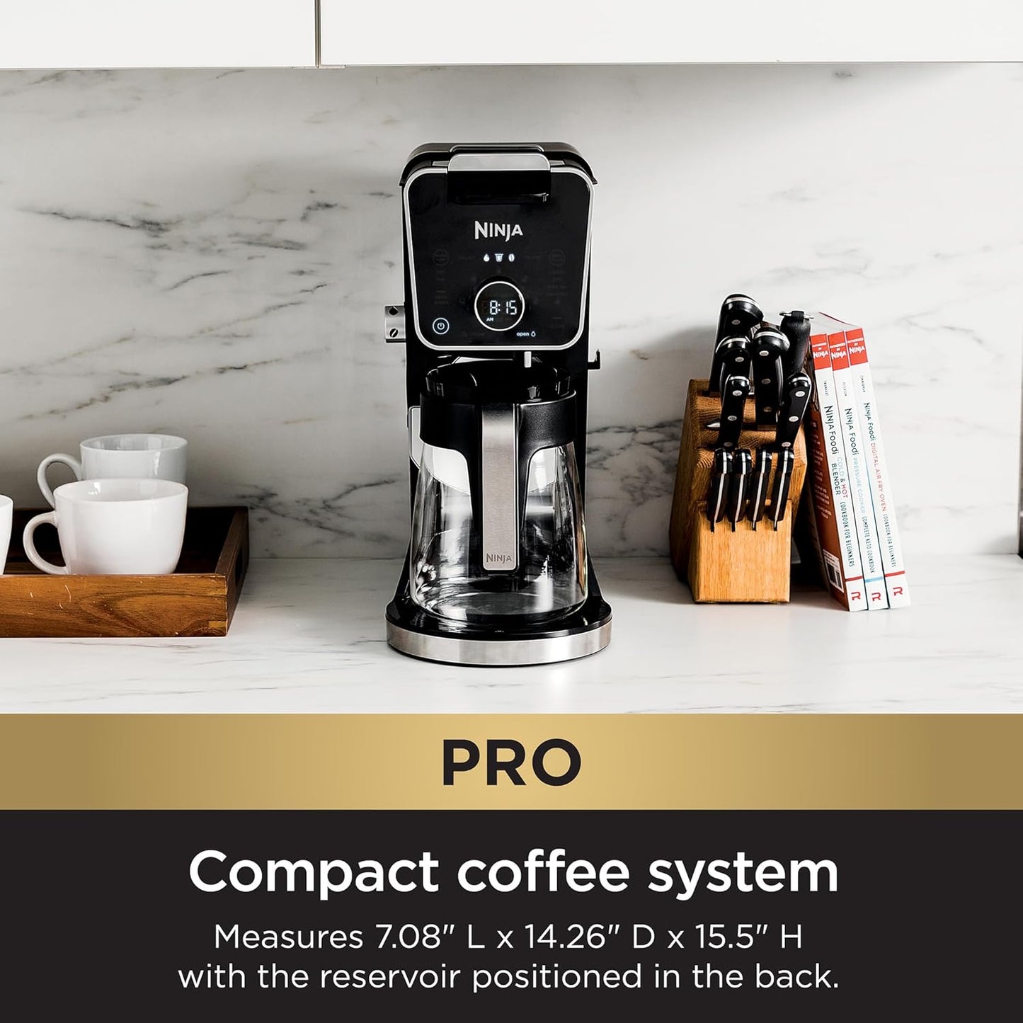 Ninja Drip Coffee Maker - DualBrew Pro Specialty System | 12-Cup & K-Cup Compatible, CFP301