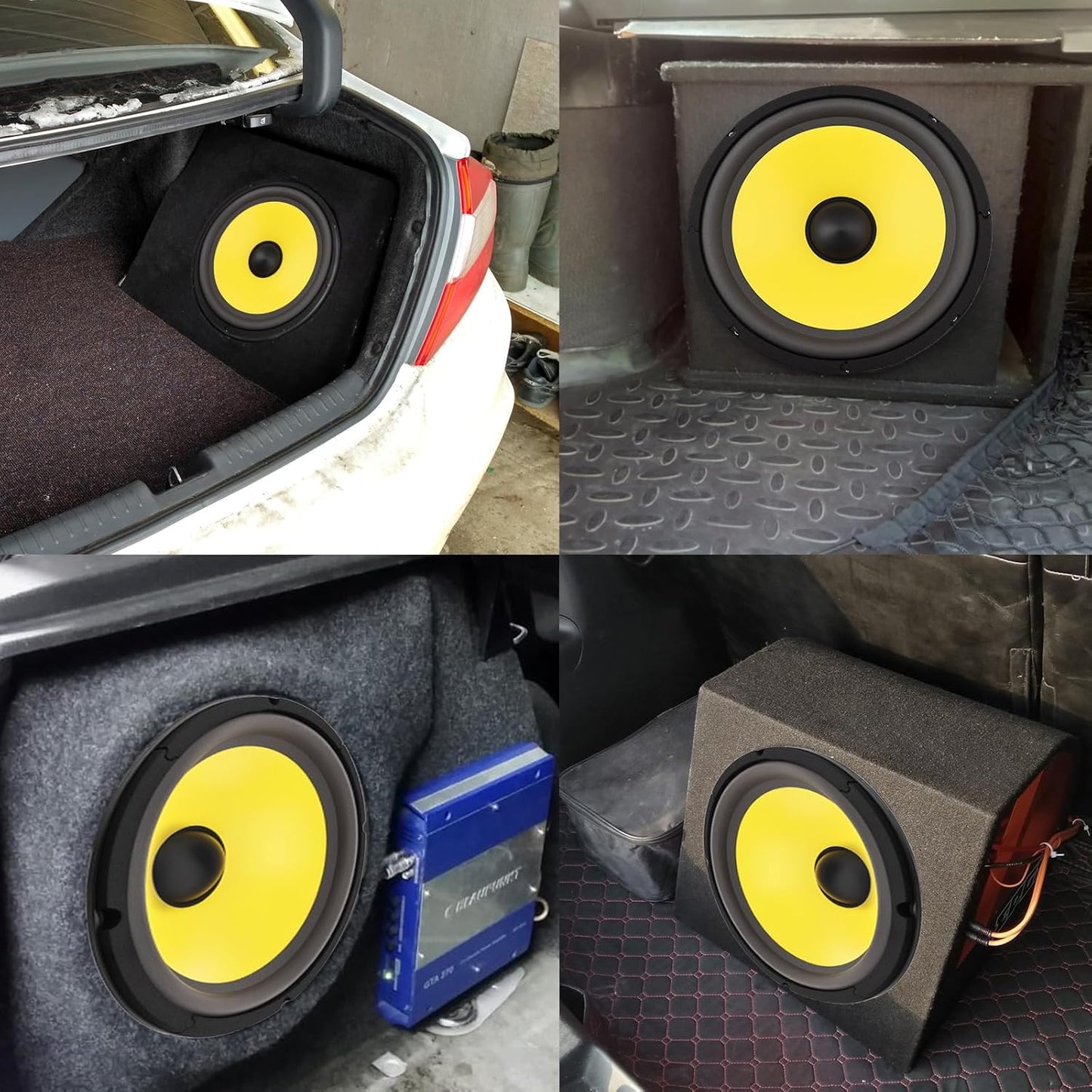 DriSentri 10 Inch Bass Loudspeaker Woofer Speaker, Car Speakers Wide Frequency Response Car Audio Stereo Speaker