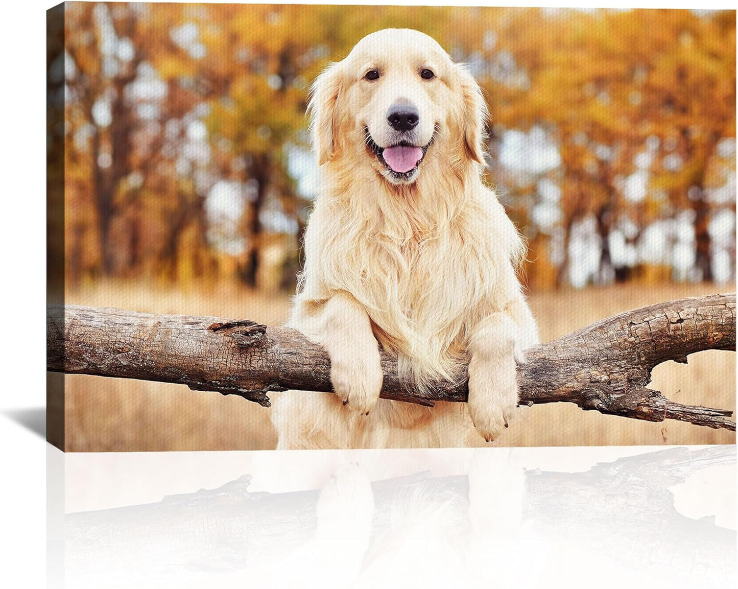 Skiennix Custom Canvas Prints - Personalized Photo Wall Art for Family & Pets | 12x8 Framed Gift