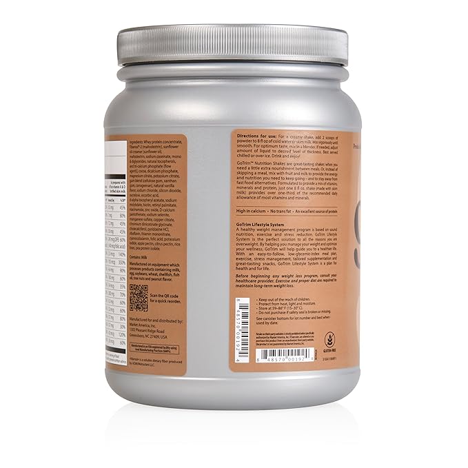 GoTrim Chocolate Protein Shakes Ready to Drink ??High Protein, High Fiber, Meal Replacement, No Added Sugar, Gluten-Free, 14 Servings ??Perfect for Weight Loss, Muscle Building, and Busy Lifestyles