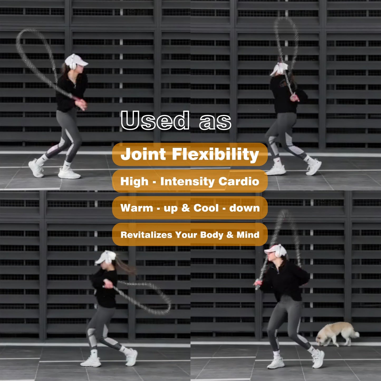 VAIIO Flow Rope High-Performance Portable Exercise Rope 340g for Men & Women Indoor & Outdoor Training