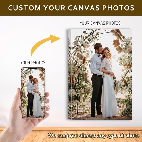 Custom Canvas Prints - Personalized Photo Wall Art for Weddings, Family, Pets | Home Decor