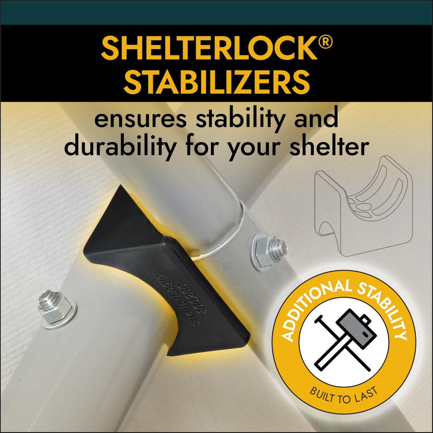 ShelterLogic 74432 Grey 12'x24'x10' Peak Style Shelter