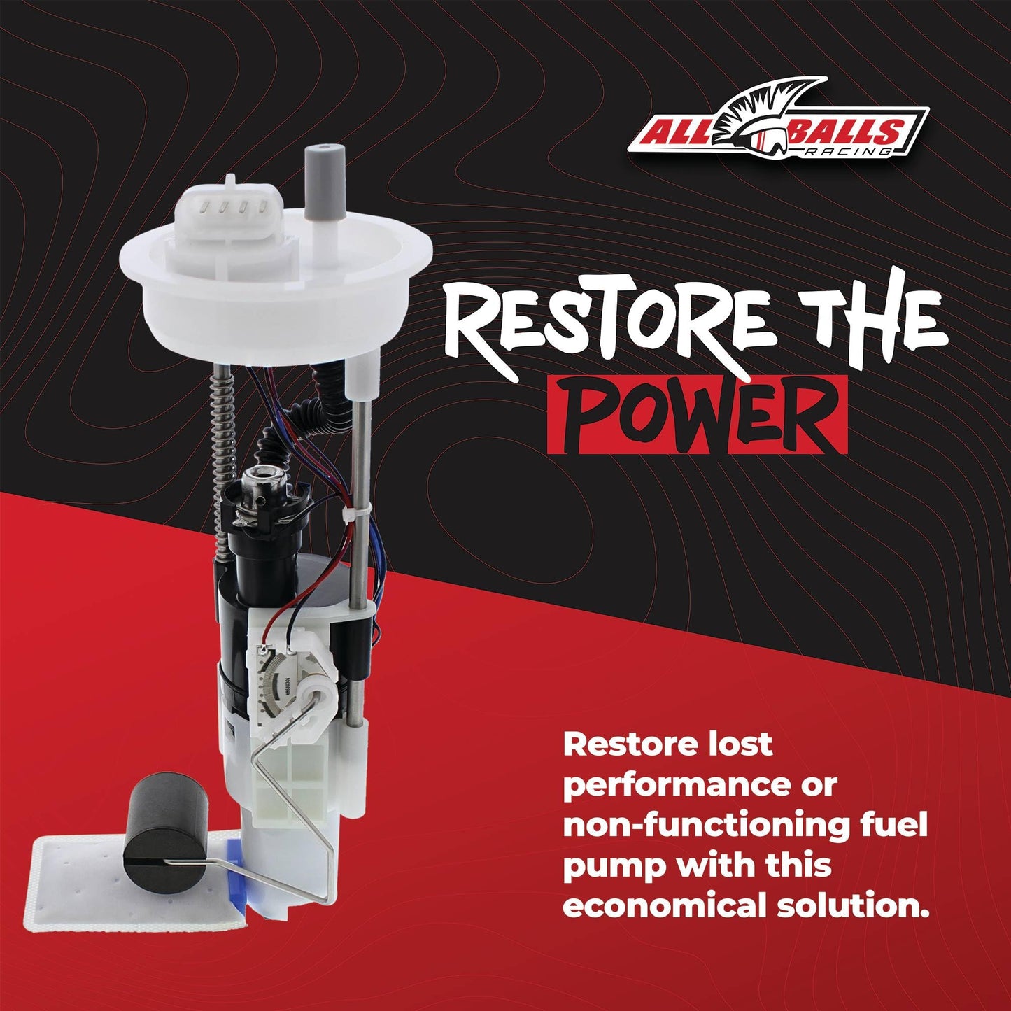 All Balls Racing 47-1011 Fuel Pump Complete Module Compatible With/Replacement For Polaris RZR 4 800 2011-2013, RZR 570 EFI 2012-2013, RZR 800 2011-2013, RZR S 800 2011-2013