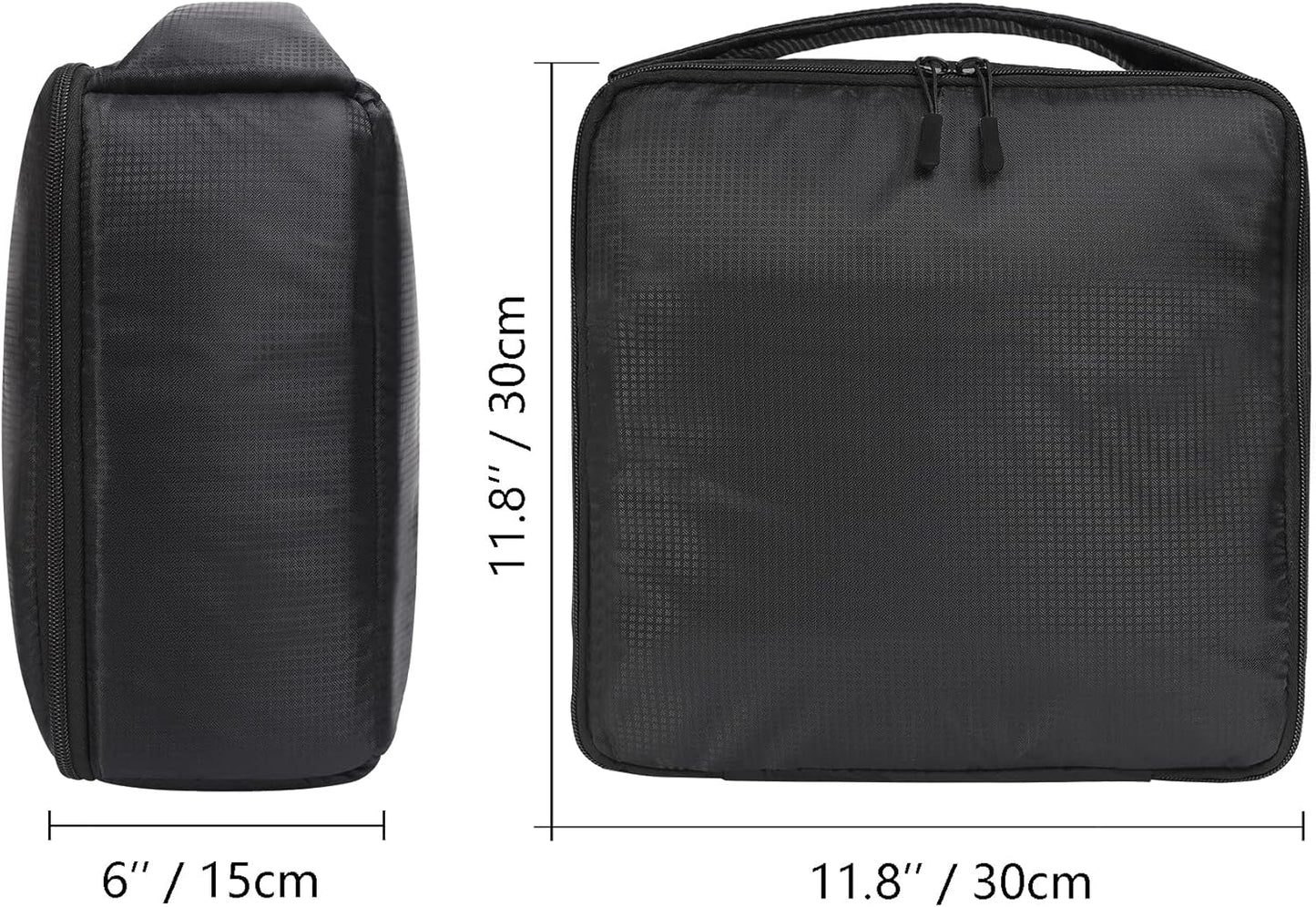 AYVANBER Water Resistant Camera Insert Bag DSLR SLR Camera Case Upgraded Version and Lens Storage Carrying Case (Black)