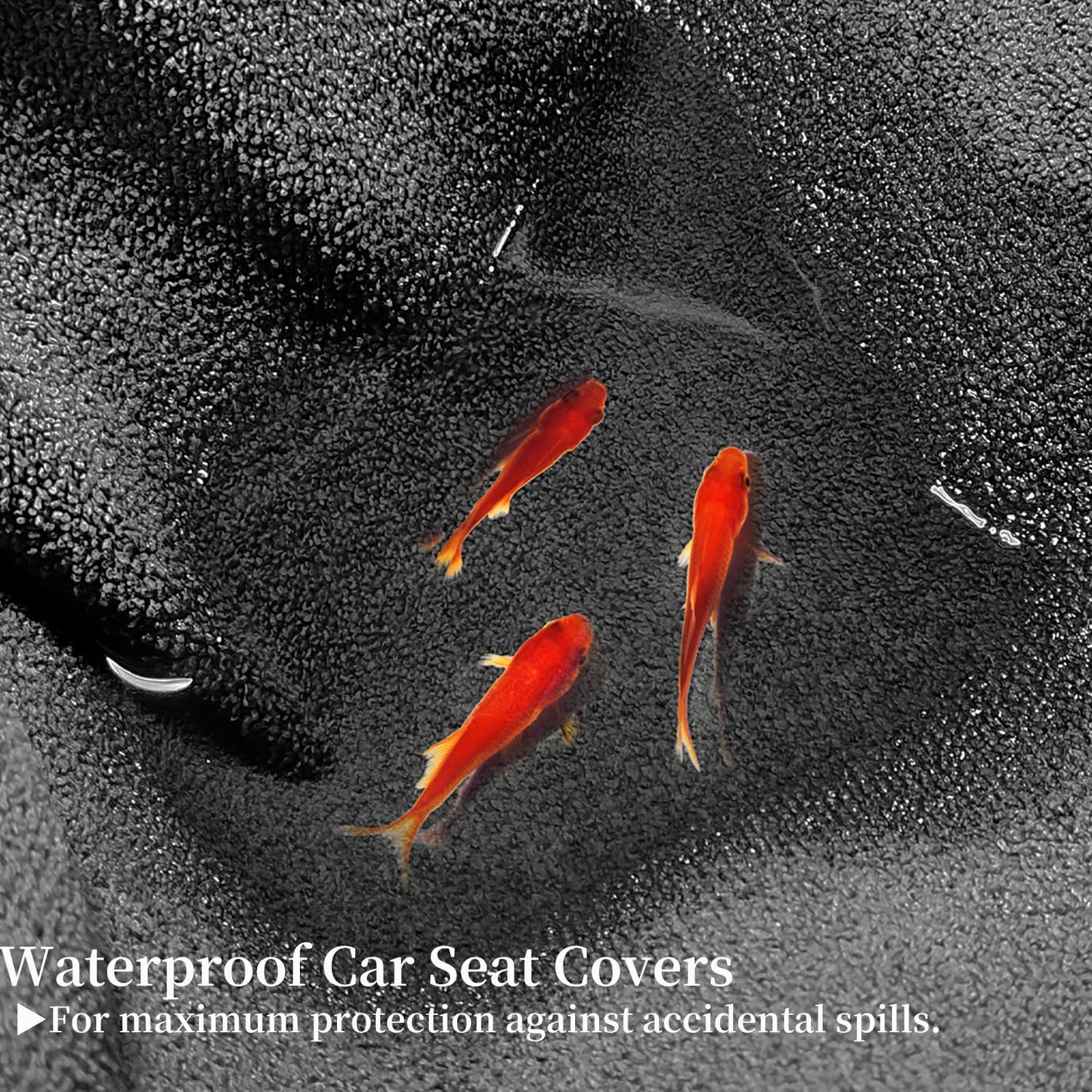 VOPHIA car seat Covers Waterproof & Non-Slip Car Seat Cover Protector - Universal Fit for All Cars,Gym & Beach Use,car seat Towels for Sweat,Pet-Friendly Protector(Grey)