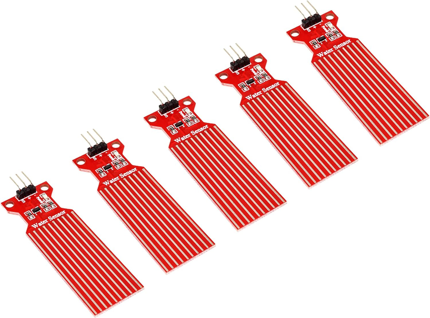 DIYables ESP32, ESP8266, 5 Water Sensor Detector for Arduino, Raspberry Pi, Pieces