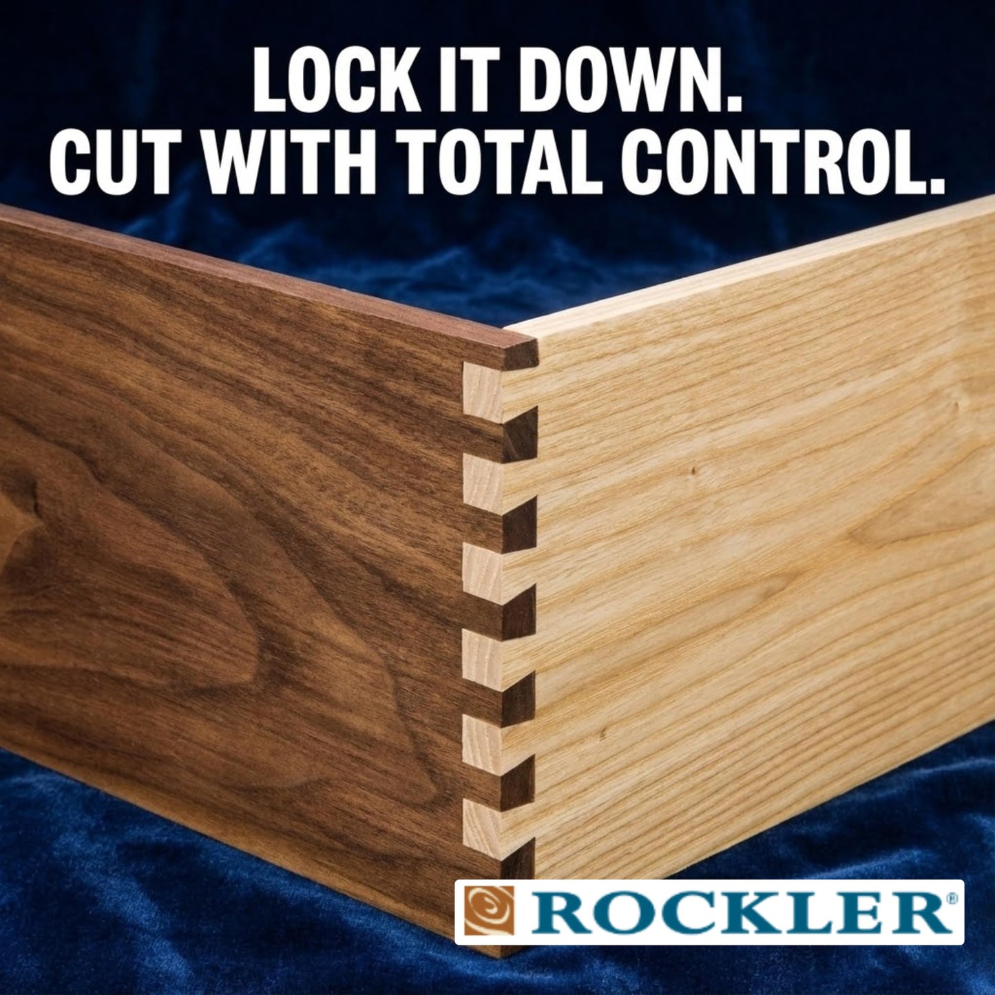 Rockler Dovetail Jig – Versatile Dovetail Jig Kit Includes Dove Tailing Router, Template, Guide Bushing & More - Dovetail Jigs for Woodworking Accommodates Stock up to 11” Wide
