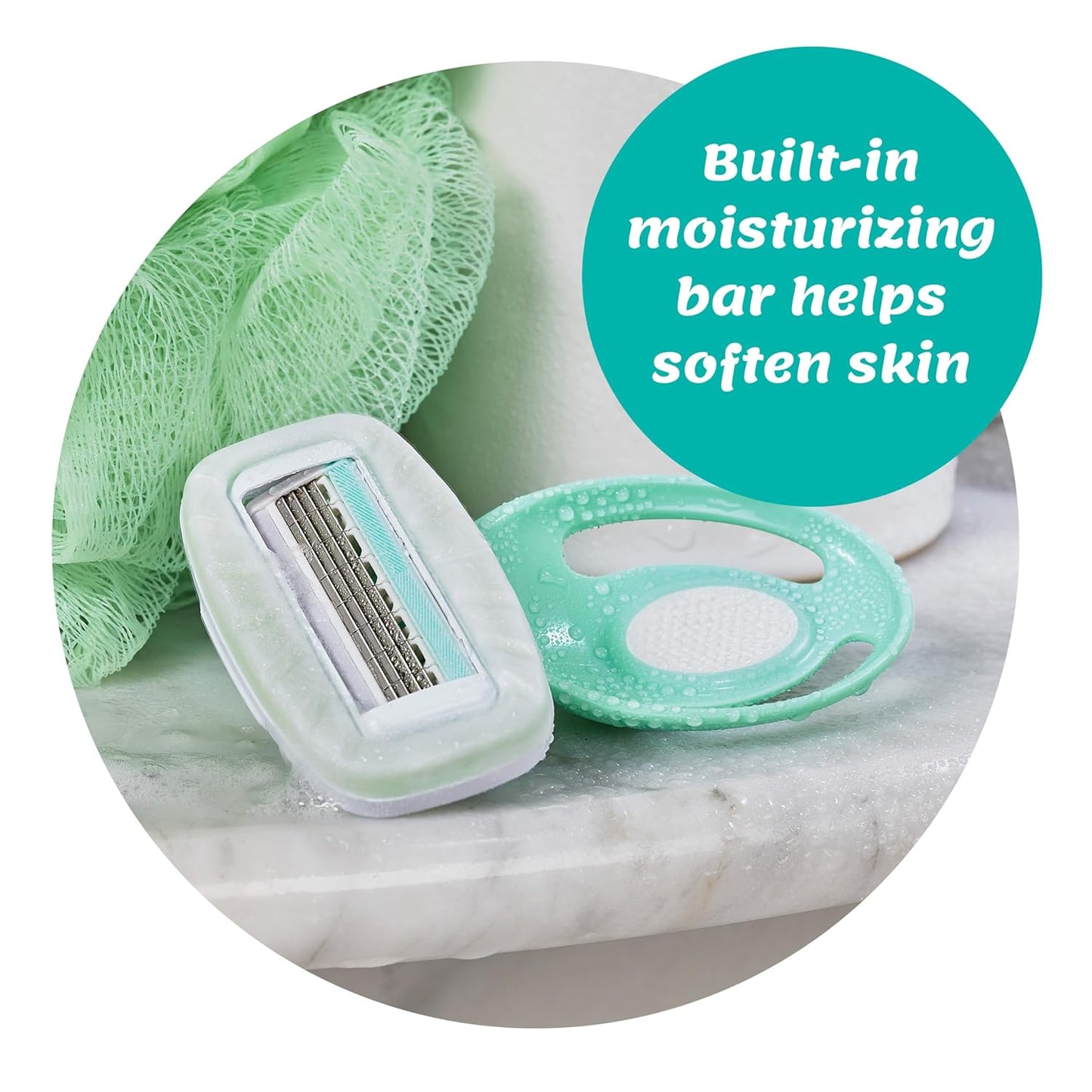 Schick Intuition Go Disposable Razor - Sensitive Skin with Organic Aloe | 1ct Travel Razor for Women