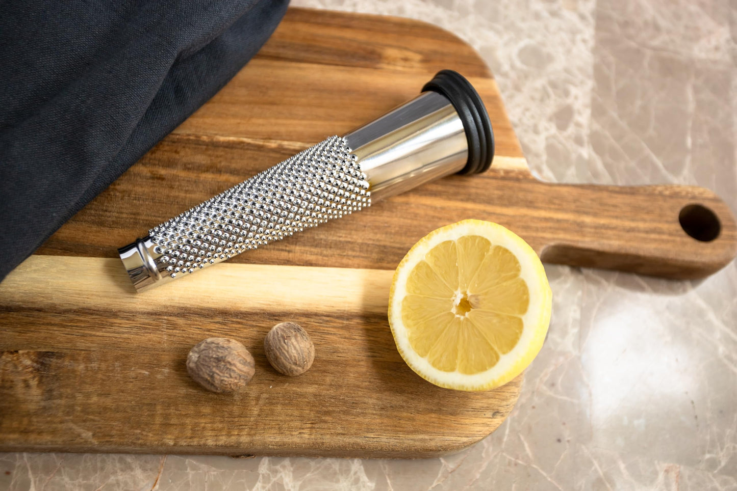 Fox Run Stainless Steel Cone Nutmeg Grater, 6" With Storage