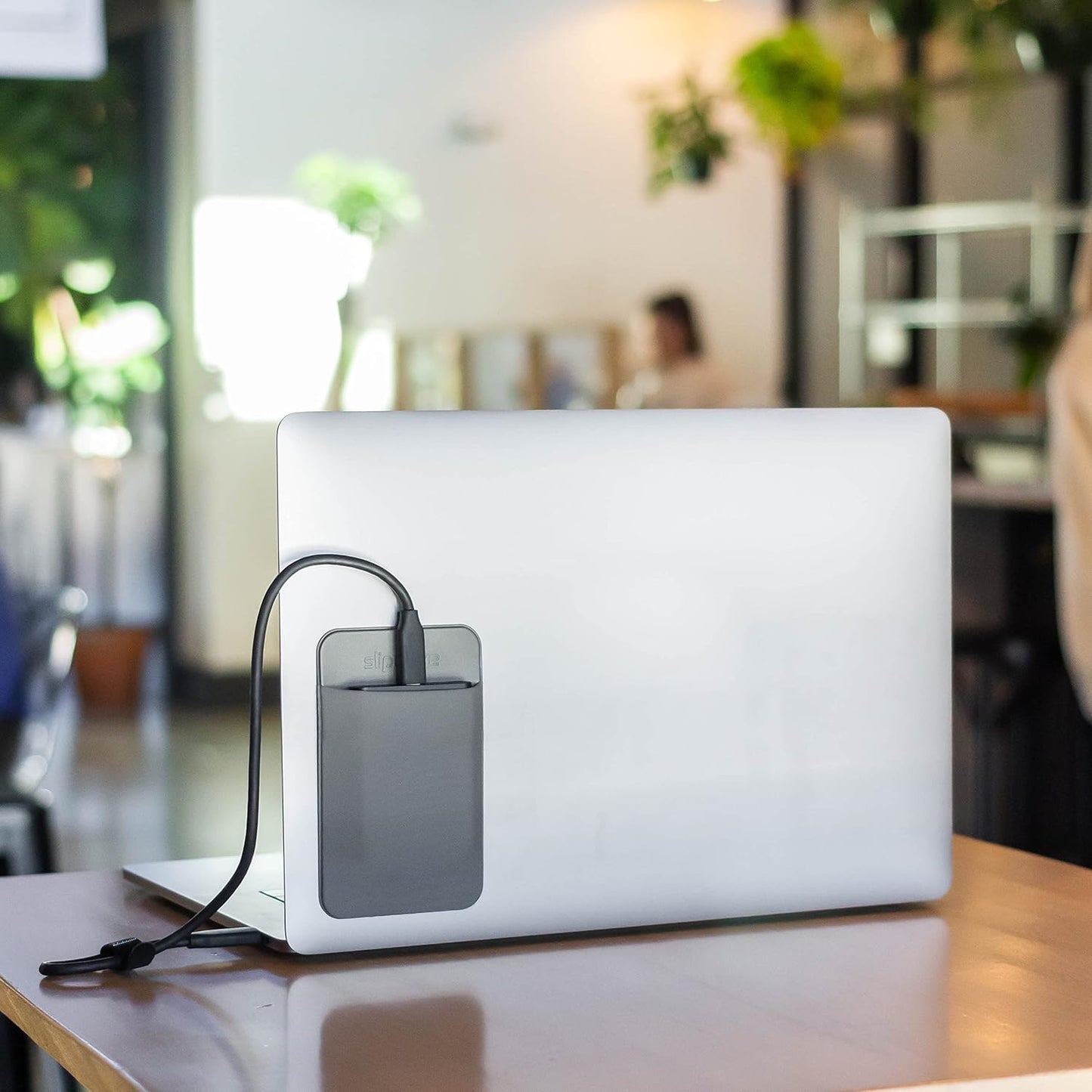 Slipdrive 5 3.2 - Portable Hard Drive Sleeve for Laptop - SSD Solid State Drive - Reusable Adhesive - x Stick on