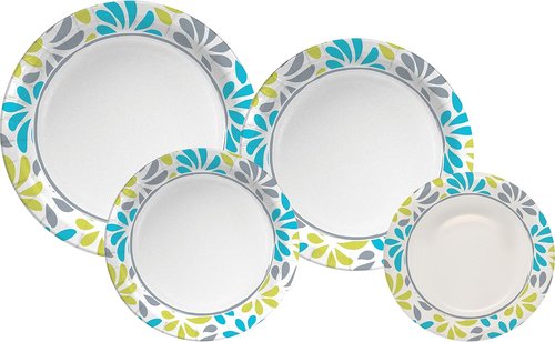 Genuine Joe 7" Printed Paper Plates - Eco-Friendly & Durable | Pack of 125