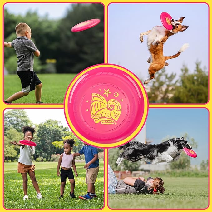 Wham-O Frisbee Go Flying Disc, 9 Inch Lightweight Sports Disc for Beginners Outdoor Beach Backyard Lawn Park Camping Family Activity Game - 70g
