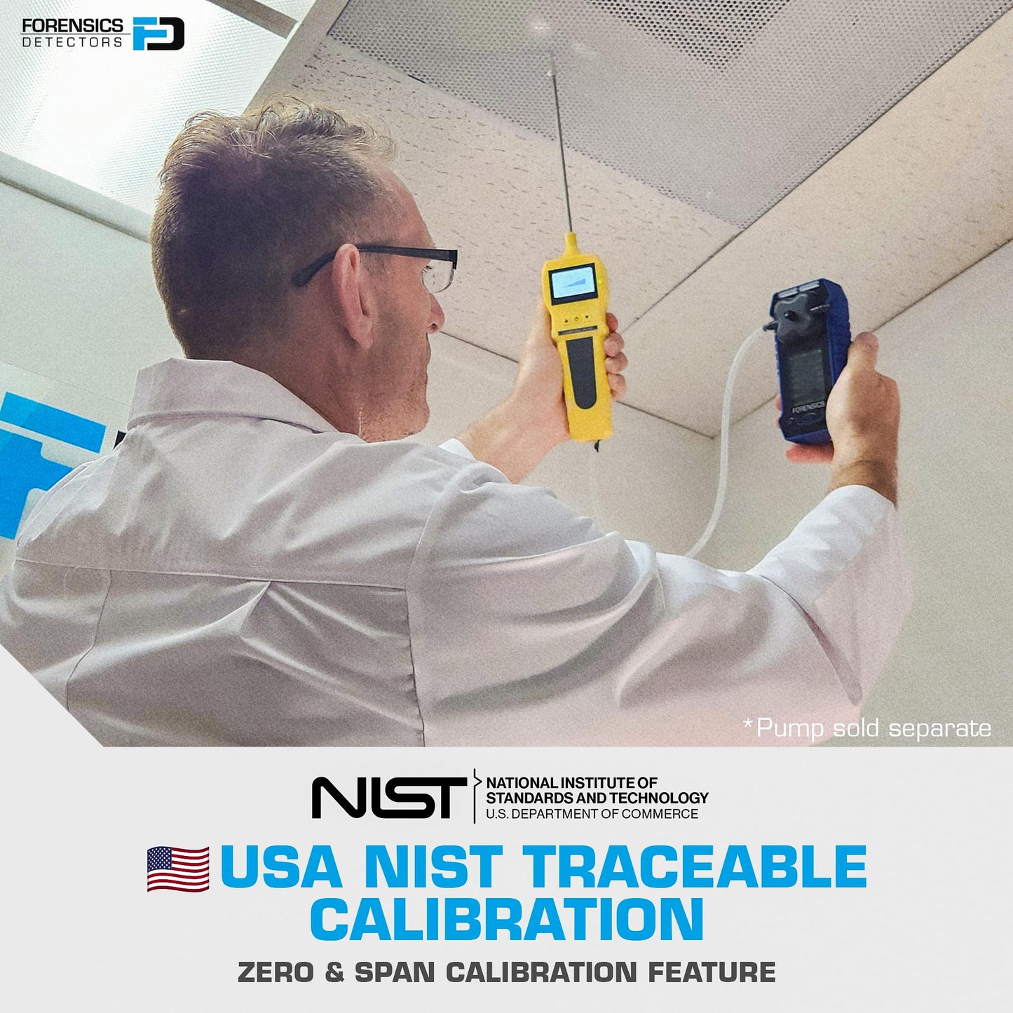 Multigas 4 Gas Monitor | with USA NIST Calibration Certificate | CO, H2S, CO, EX LEL |