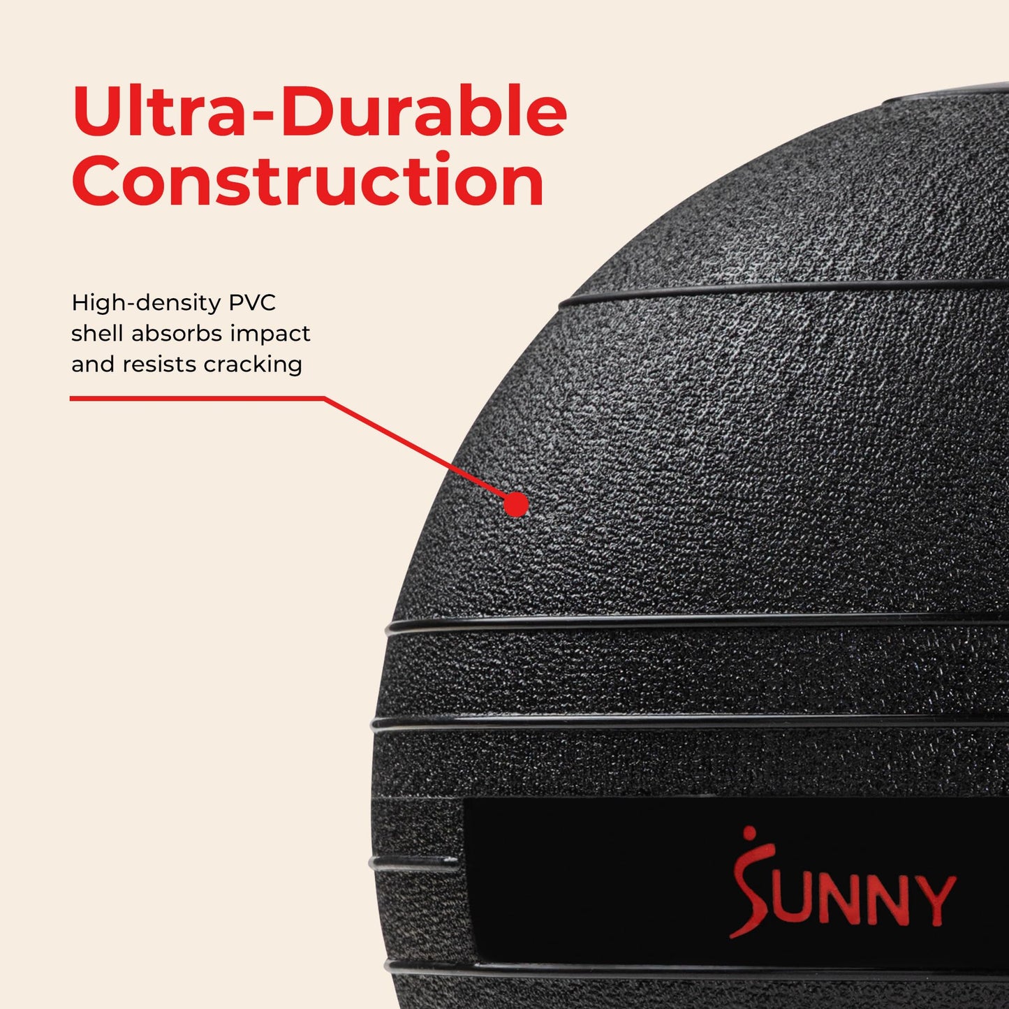 Sunny Health & Fitness Slam Ball 40LBS - SF-EB04-40