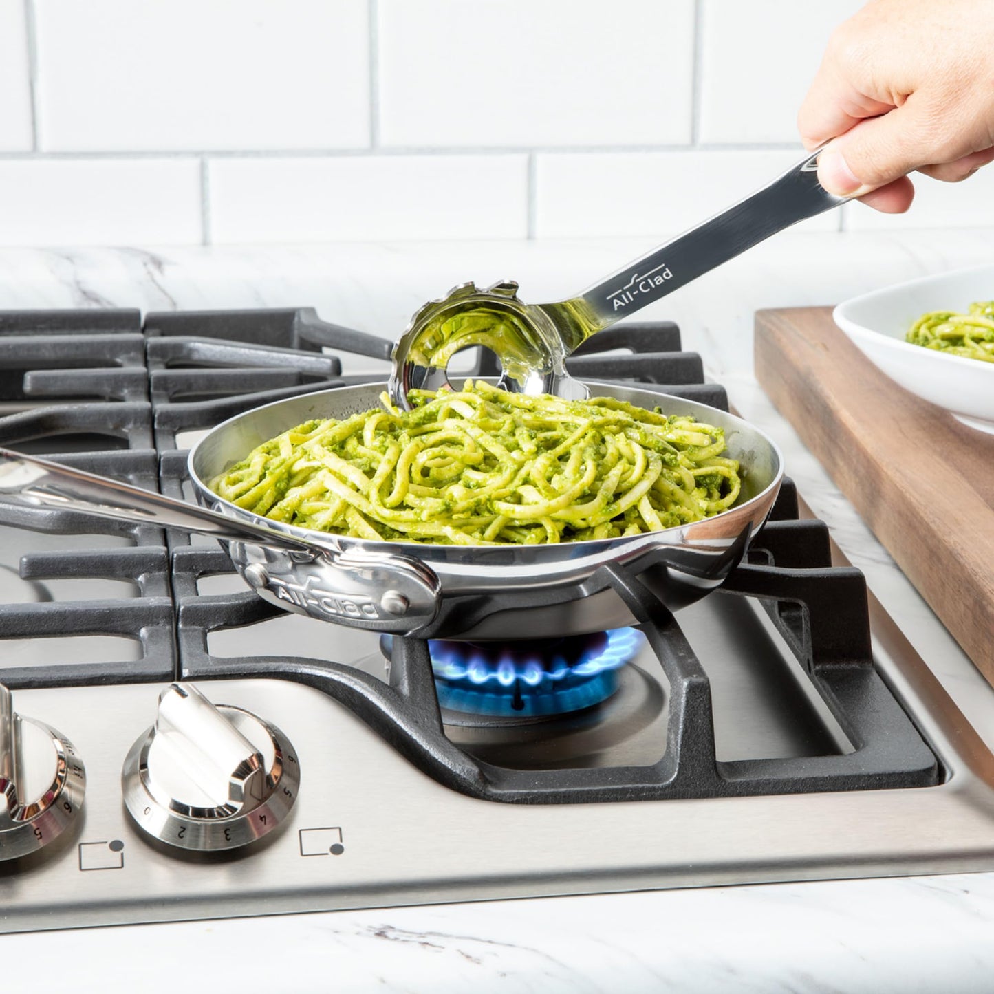 All-Clad D3® Stainless Steel 7.5 inch Frying Pan - Made in the USA- The Original Bonded Professional Cookware- Oven Safe & Induction Compatible