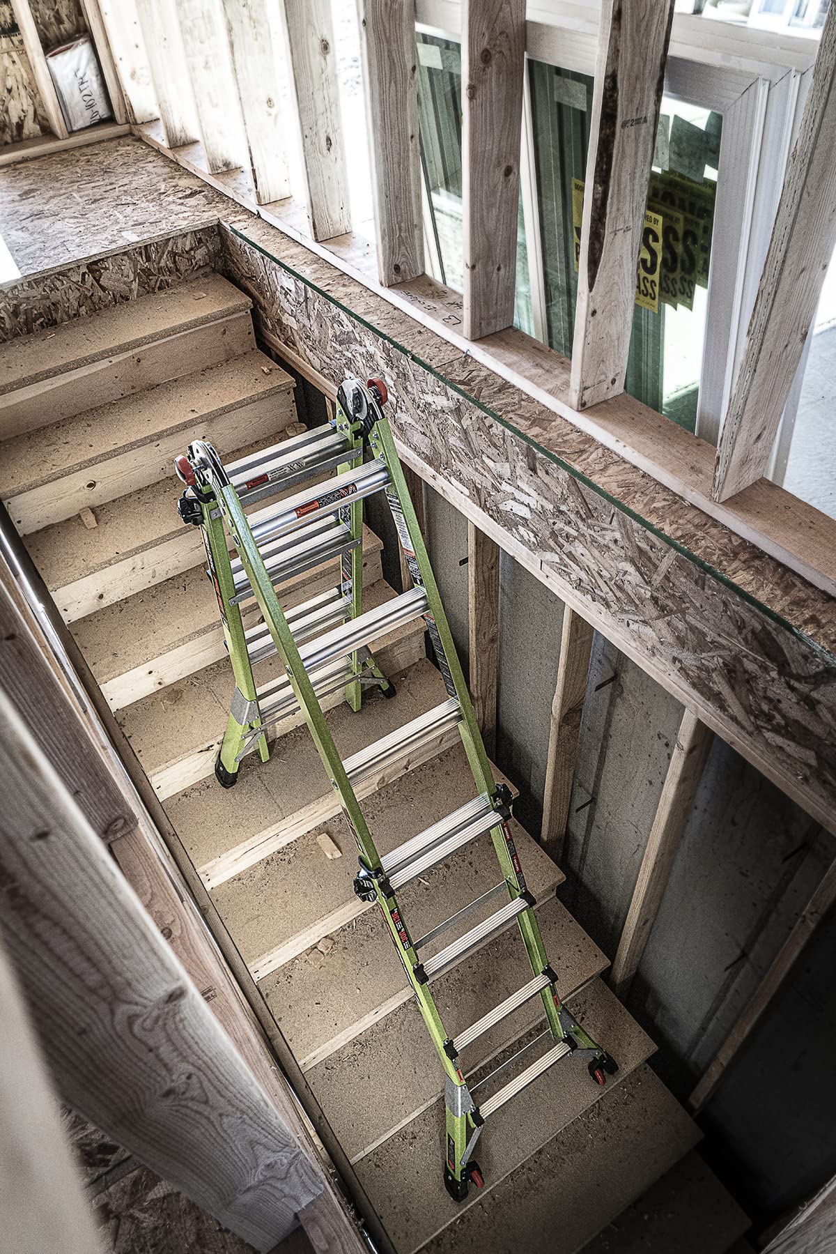 Little Giant Ladder Systems Dark Horse 2.0, M17, 17ft, Multi-Position Ladder, Fiberglass, Type 1A, 300 lbs Weight Rating, (16117-001)