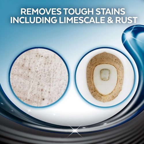 Lysol Toilet Bowl Cleaner - Lime & Rust Remover with 10X Cleaning Power | 48oz (2X24oz)