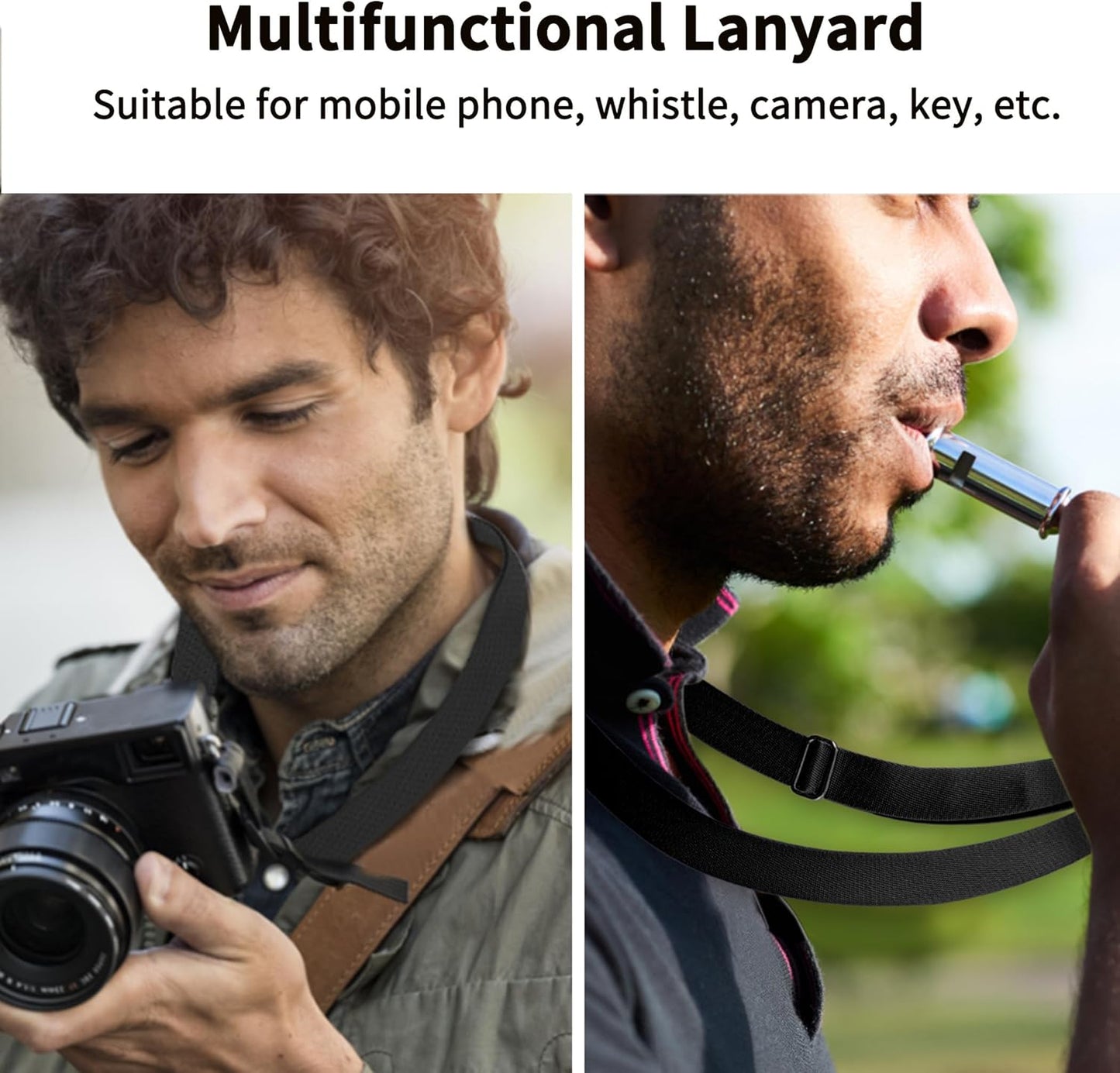 2 Pcs-1 Strap,1 Strap,2 CACOE Phone Lanyard Pcs Adjustable Neck Pcs Wrist Pads,Universal Crossbody Multifuctional Cell