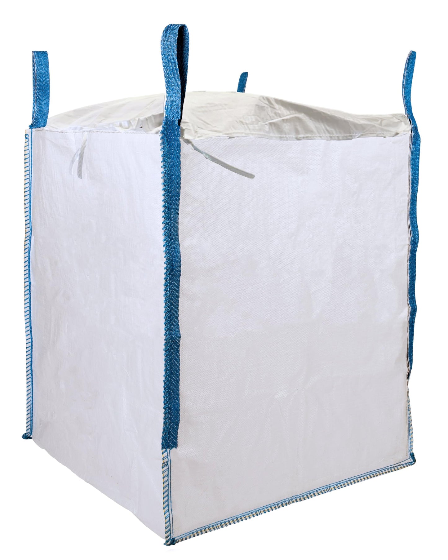 DURASACK Heavy Duty Builder's Bulk Bags 200-Gallon White Woven Polypropylene Contractor Trash Bags for Demo and Construction, Holds up to 2200 lbs, Open Top