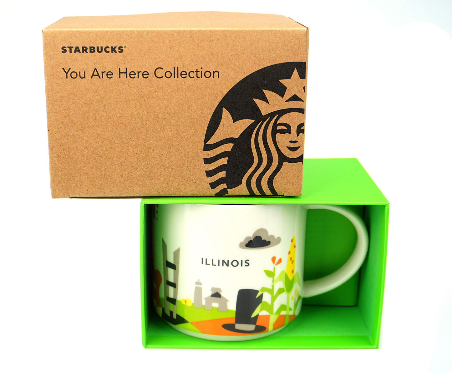 Starbucks Illinois You Are Here Collection Mug