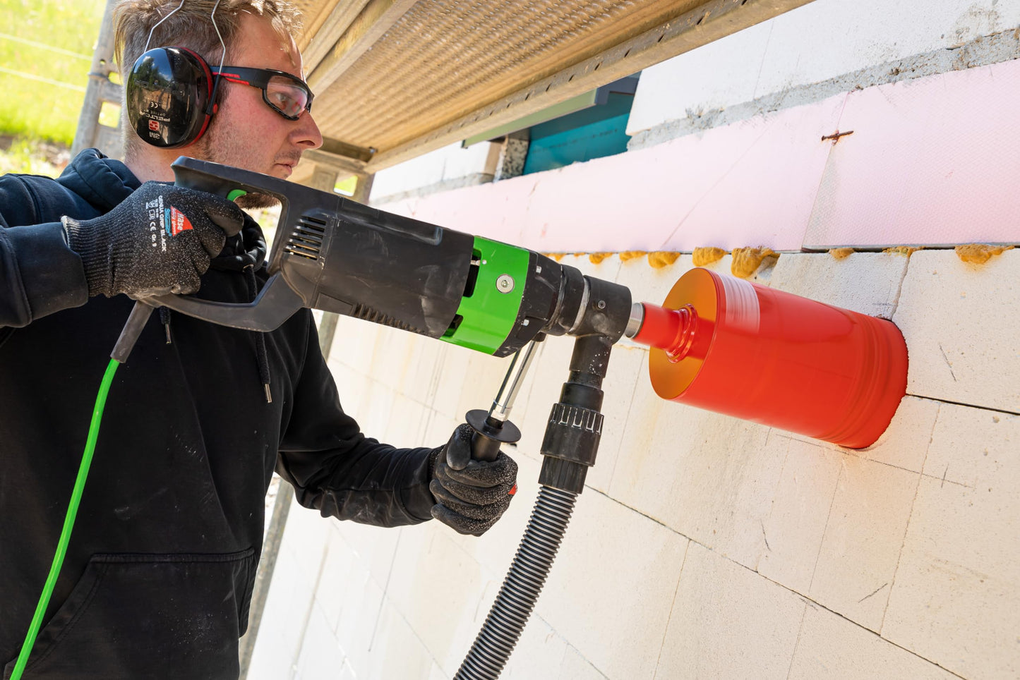 CS Unitec ESD 162 Soft Impact Dry Core Drill | Drilling up to 6-3/8” Dia in Reinforced Concrete, 8” dia. in Brick/Block | MADE IN GERMANY